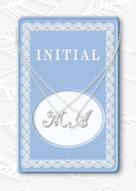 Initial M A / Silver (English)