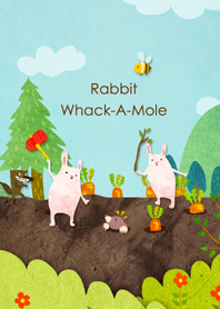 ウサギのもぐら叩き Whack-A-Mole #絵本