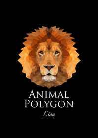 ANIMAL POLYGON. [Lion]