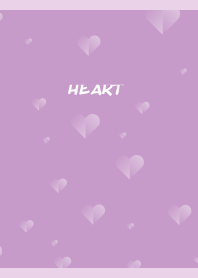 gradient heart on light purple