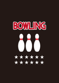 Bowling 12stars simple black