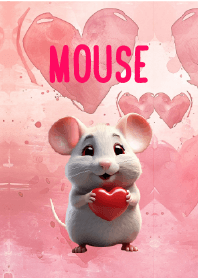 Simple Love You white mouse Theme