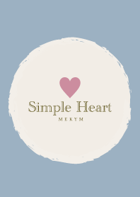 Simple Heart Blue -MEKYM- 7