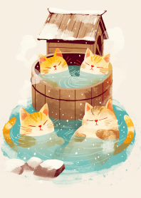 貓咪泡溫泉 11