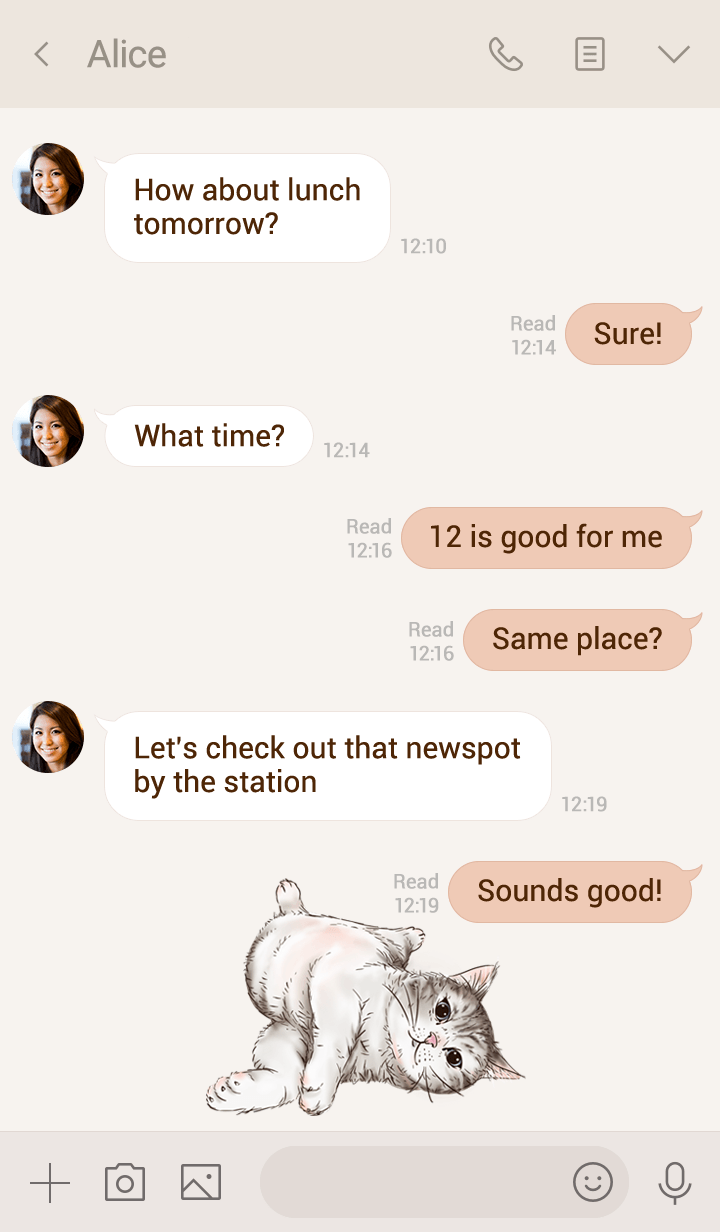 Line クリエイターズ着せかえ 猫 面白いとかわいい