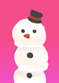 雪アイスクリーム