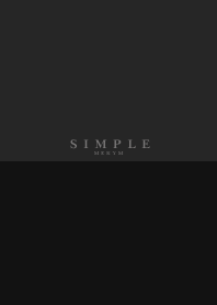 SIMPLE ICON 4 -MATTE BLACK-