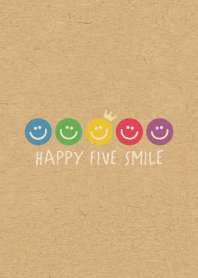 HAPPY FIVE SMILE -CROWN KRAFT 9-