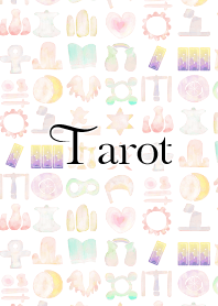 Tarot cream color & green