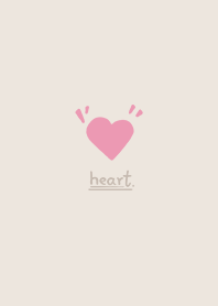 misty cat-pink heart