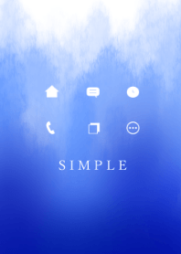 SIMPLE WATERCOLOR BLUE GRADATION