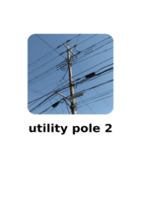 電柱(電信柱)2