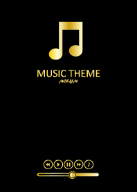 MUSIC THEME -GOLD-