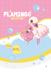 Flamingo Bathtub Pink