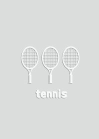 Three racket, tennis