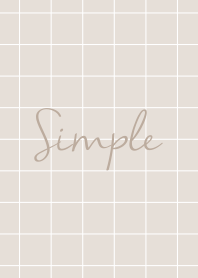 dull simple check brown