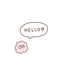pastel color cute monster.
