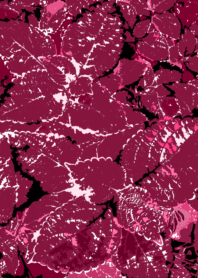 Red art leaf background