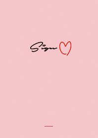 Pink : Sign (Heart)