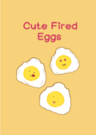 Cute fired eggs