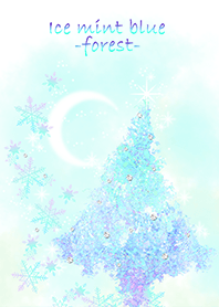 Floresta Azul de Menta -winter forest-