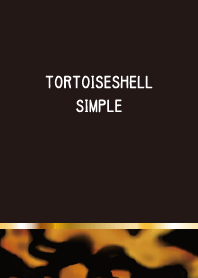Tortoiseshell black simple amber