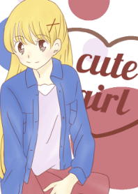 cute girl autumnal tints