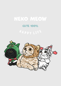 nekomeow3 / light grey