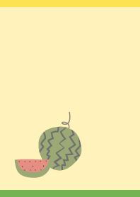 Watermelon Day1 on yellow