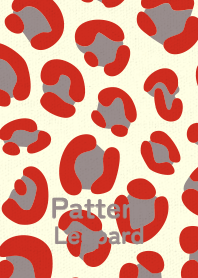 Pattern Leopard Rouge