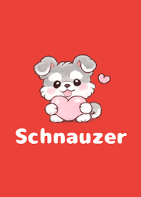 Sketch Schnauzer 2 Red 04