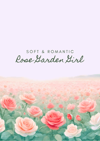 rose garden girl (Pink)