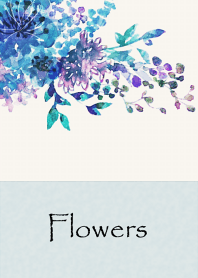 Botanical world painted in watercolor.