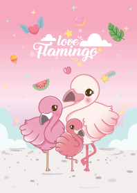 Flamingo Love Galaxy Pink Lady