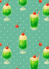 Cream soda2 time on blue green