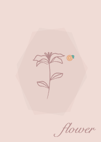 flower <Orange> pink
