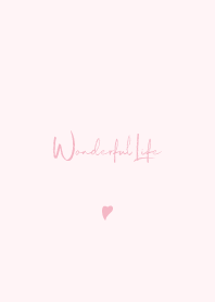 Simple Handwriting style Theme Pink 2.
