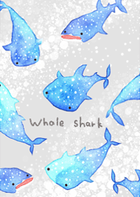 Watercolor healing whale shark6.