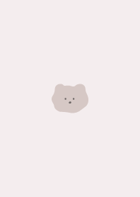 simple&cute bear/pink color