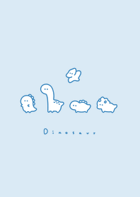 小恐龍 : aqua  blue