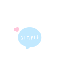 パステルブルー、ピンク。ハート。