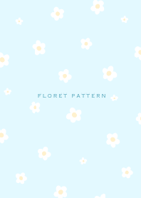 Floret Pattern - 03-03 ブルー Ver.a
