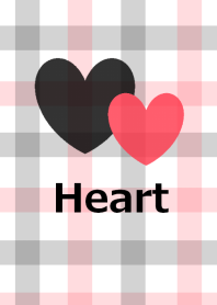 Red and black and heart from japan