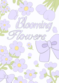 blooming flowers (purple)
