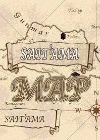 European-style map of Saitama (W)