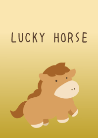LUCKY HORSE THEME/GOLD