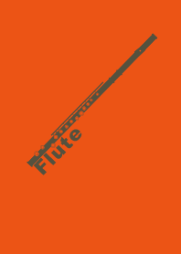 Flute color  Flame orange