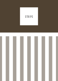 Simple stripe / Brown