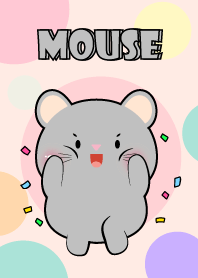 Little Prety Grey Mouse  Theme