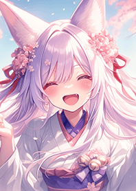 可愛の櫻花狐娘❤